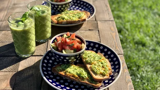 Grzanki z cukinią - vegestyl