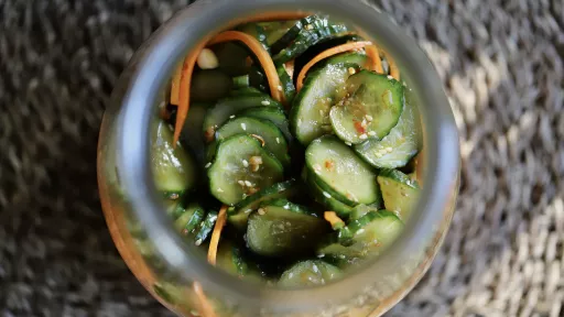 Ogórki po koreańsku vegestyl