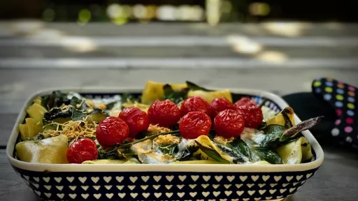 Makaron w alternatywie feta vegestyl