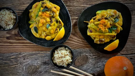 Dyniowe curry z trawą cytrynową - vegestyl