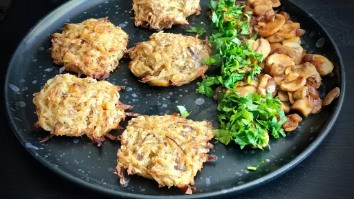 Pieczone placki ziemniaczane - vegestyl