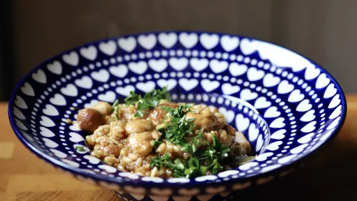 Risotto z borowikami vegestyl