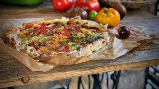 Pizza pomodoro - vegestyl