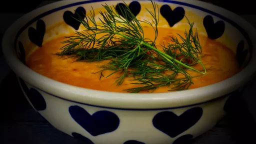 Gęsta zupa pomidorowa z ryżem vegestyl