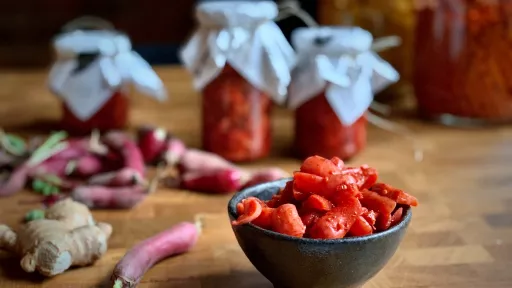 Kimchi z rzodkiewek vegestyl