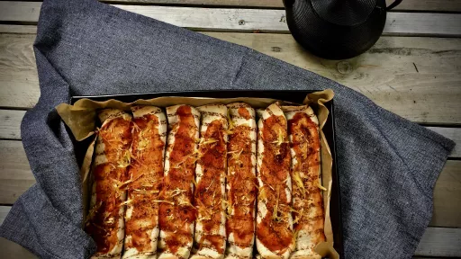 Tortilla zapiekana w piekarniku vegestyl