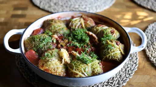Gołąbki z ryżem vegestyl