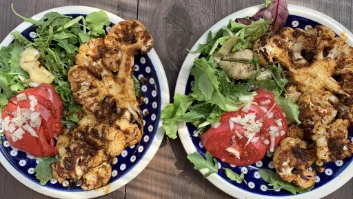 Steki z kalafiora vegestyl