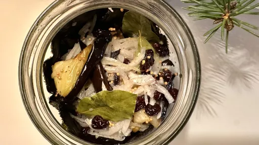 Bakłażan marynowany vegestyl