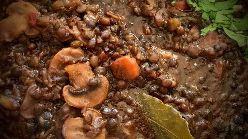 Gulasz z pieczarkami - vegestyl