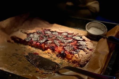 Rustykalna tarta ze śliwkami vegestyl