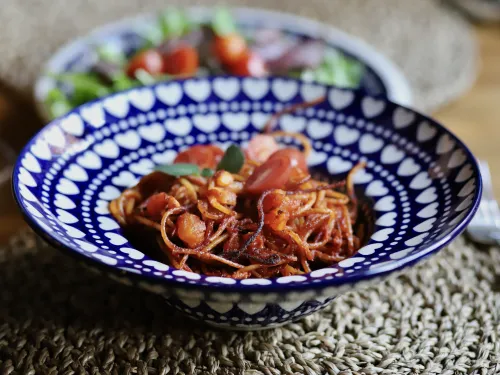 ,,Zab&oacute;jcze&rsquo;&rsquo; spaghetti all'assassin vegestyl