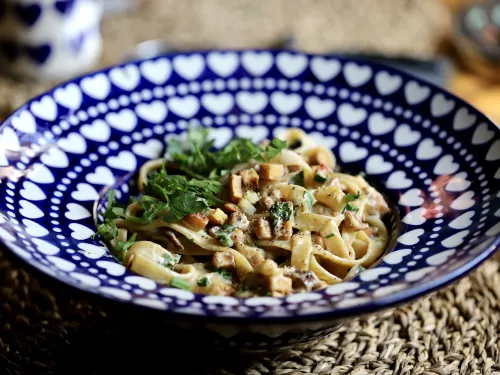 Alla carbonara, czyli najlepszy wegański przepis vegestyl