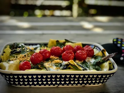Makaron w alternatywie feta vegestyl