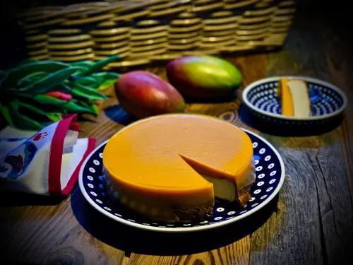 Ciasto z mango vegestyl