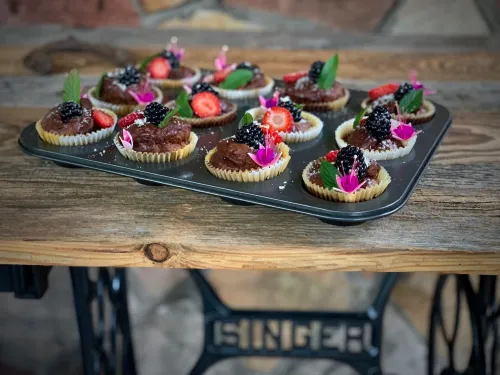 Muffinki czekoladowe vegestyl