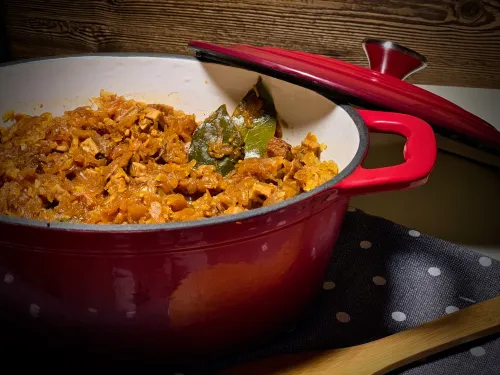 Bigos słodko-kwaśny vegestyl
