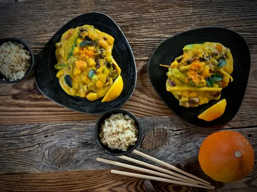 Dyniowe curry z trawą cytrynową - vegestyl