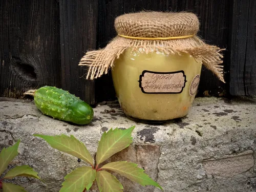 Ogórki w zalewie musztardowej vegestyl