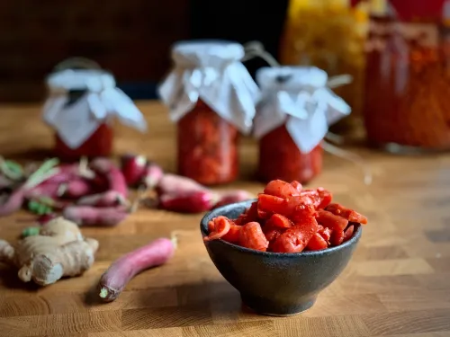 Kimchi z rzodkiewek vegestyl