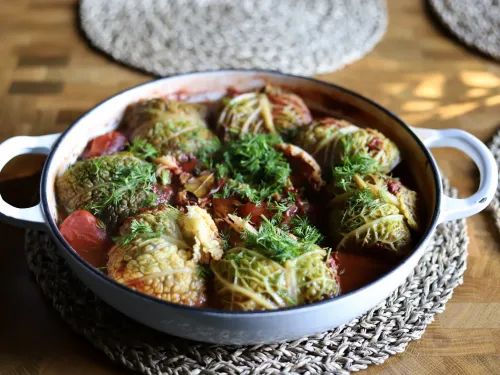 Gołąbki z ryżem vegestyl