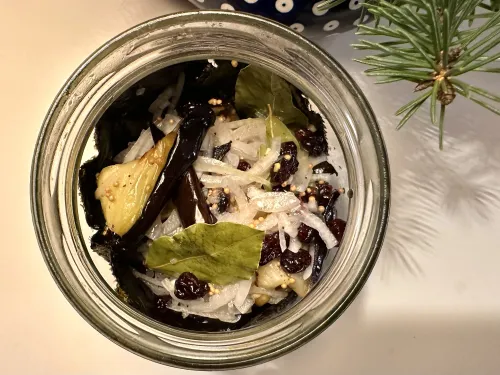Bakłażan marynowany vegestyl