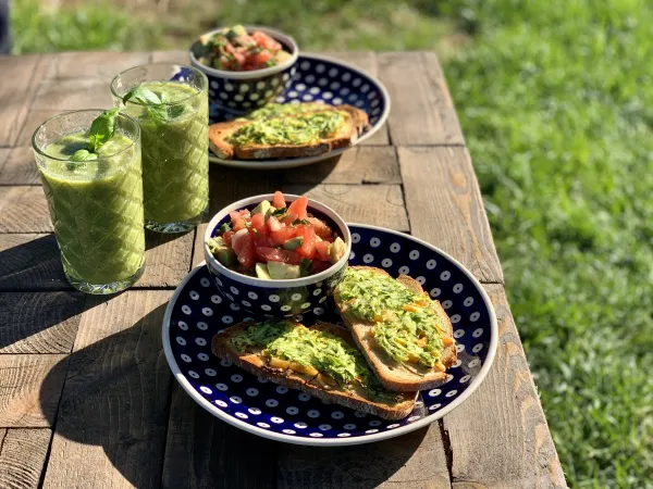 Grzanki z cukinią - vegestyl