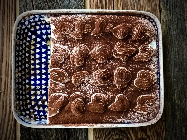 Tiramisu z serkiem mascarpone vegestyl