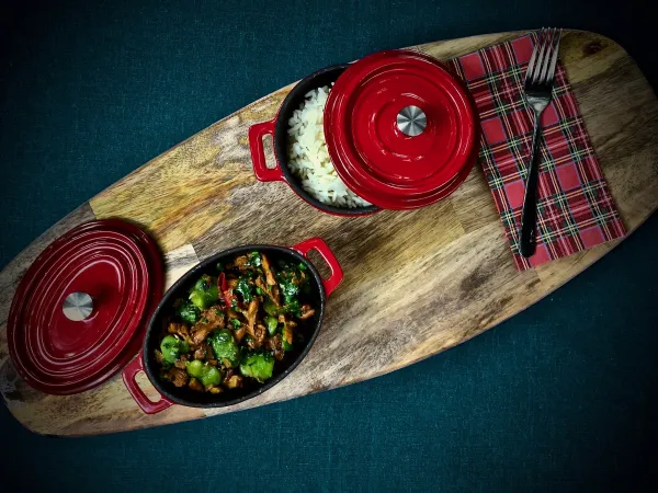 B&oacute;b z kurkami vegestyl