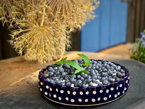 Tarta z bor&oacute;wkami vegestyl