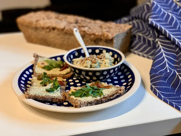 Pasta z tofu o smaku rybno-jajecznym - vegestyl