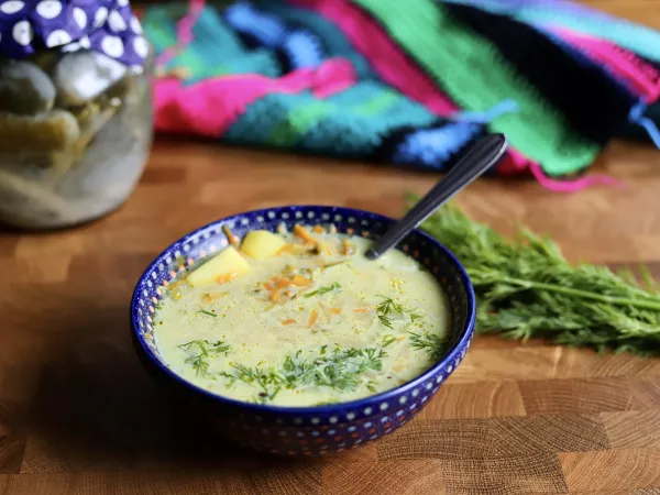 Zupa ogórkowa vegestyl