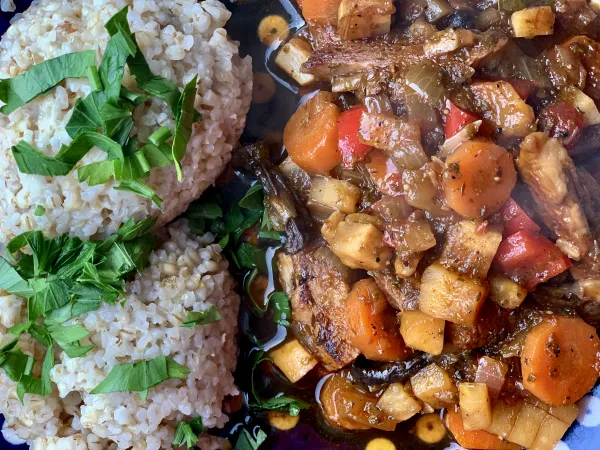 Gulasz wegański vegestyl