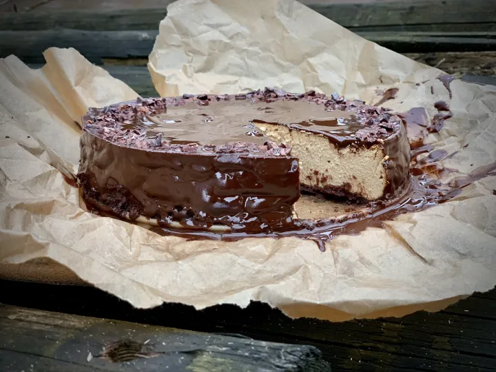 Tofurnik z gorzką czekoladą vegestyl