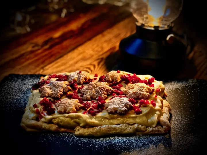 Ciasto z masą budyniową vegestyl