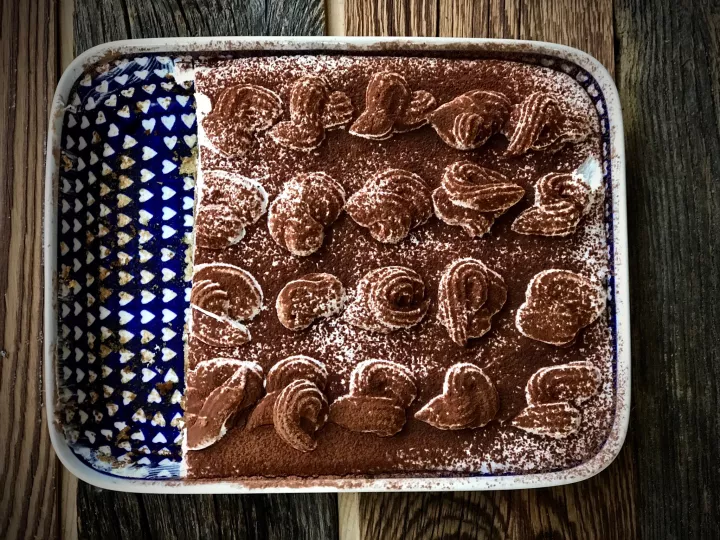 Tiramisu z serkiem mascarpone vegestyl