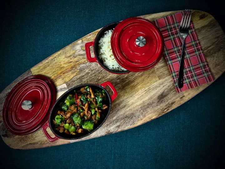 B&oacute;b z kurkami vegestyl