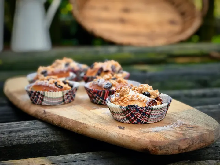 Drożdż&oacute;wki z bakaliami vegestyl